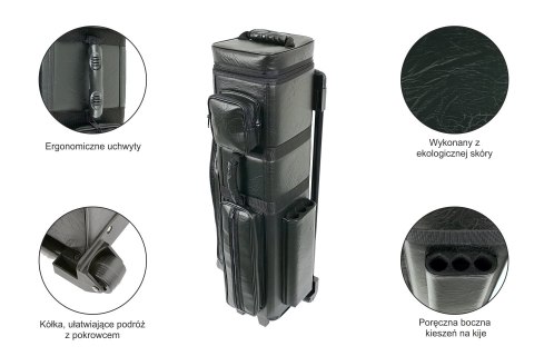 Futerał podróżny na kije bilardowe dla przedstawicieli - 12x24