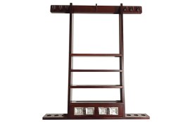 Wieszak półka na kije i bile z licznikiem- różne kolory