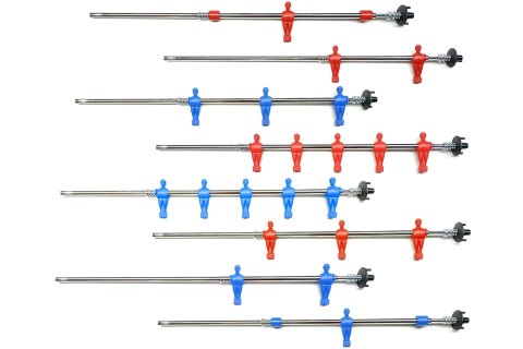 Drążki Garlando teleskopowe - komplet