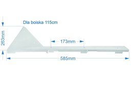 Narożniki do stołów piłkarskich - kpl. 4 szt