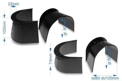 Łuzy winylowe- komplet 6 sztuk