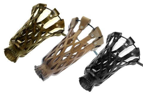 Siatki / koszyki skórzane naturalne - kpl. 6szt