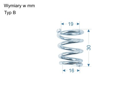 Sprężyny do drążków