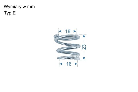 Sprężyny do drążków