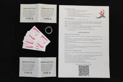 Uniwersalny zestaw naprawczy do dmuchanych placów zabaw