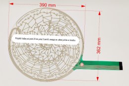Matryca okrągła do darta Cyberdine 1W (folia)