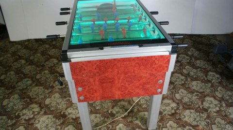 Używane piłkarzyki bordowe roberto sport z podświetleniem LED