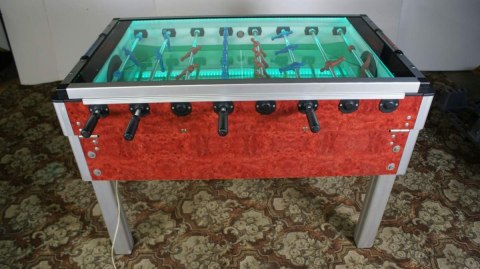 Używane piłkarzyki bordowe roberto sport z podświetleniem LED