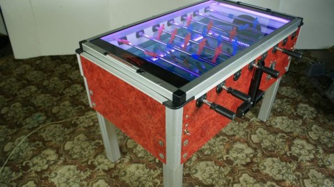 Używane piłkarzyki bordowe roberto sport z podświetleniem LED