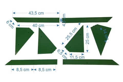 Bandy narożne do piłkarzyków RS