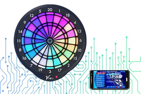 Elektroniczna tarcza do darta online, LED- VDarts H4L