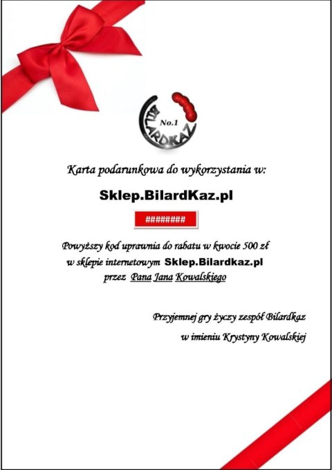 Karta Podarunkowa na 100 zł - Idealny Prezent na Każdą Okazję