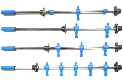 Prowadnice Roberto Sport TELESKOPOWE - komplet (nowy typ)