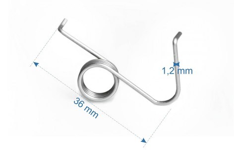 Sprężyna łamana do wrzutnika Roberto Sport