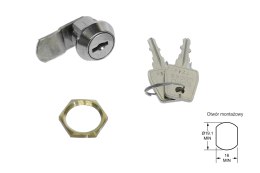 Zamek Euro-Locks -F485 - do szafki metalowej