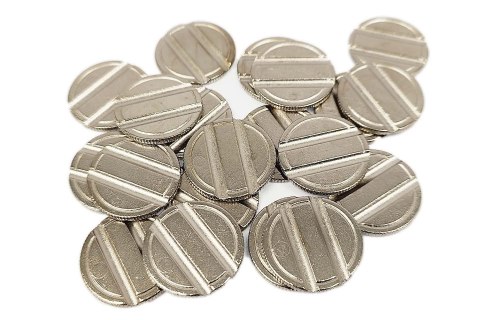 Żeton 2 rowkowy 24mm x 2mm
