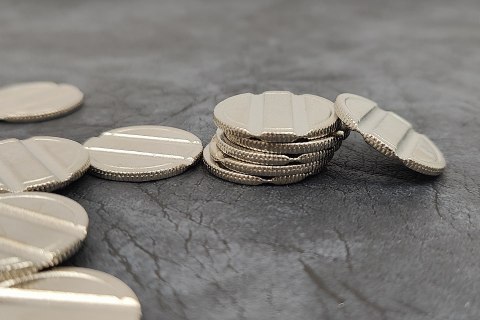 Żeton 2 rowkowy 24mm x 2mm