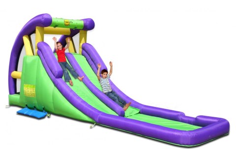 Dmuchana podwójna zjeżdżalnia wodna HappyHop- dwa razy więcej zabawy