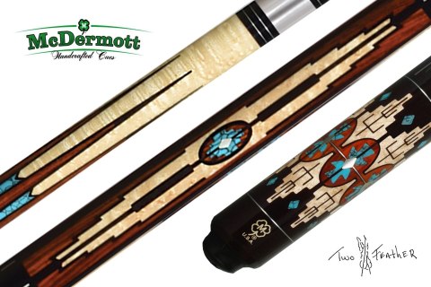 Kij bilardowy II cz McDermott TF-M1B - Two Feather Masterpiece