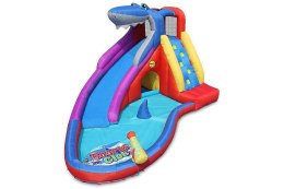 Dmuchana zjeżdżalnia wodna Happy Hop - Shark czerwony