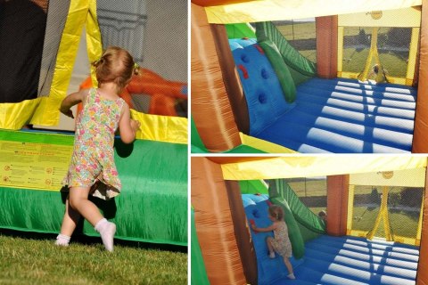 Domek w dżungli do wspinania się i zjeżdżania HappyHop