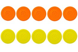 GRATIS*- Zestaw krążków do cymbergaja - 10 sztuk - fluorescencyjne 70mm