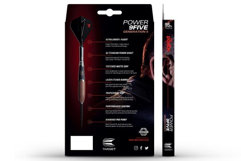 Rzutki Target Phil Taylor Power 9Five Generation 5 (steel tip) 22g/24g