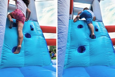 Dmuchany wodny park na mokro i sucho - HappyHop