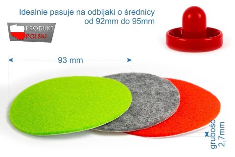 Filc samoprzylepny 93 x 3mm do odbijaków cymbergaj