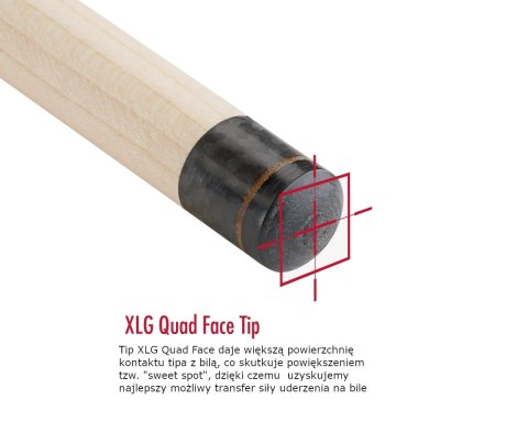 Kij Players PureX HXT-P1 - Break-Jump-Cue w kolorze czarnym