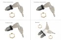 Zamek Euro-Locks C702 do wyboru w 4 wersjach