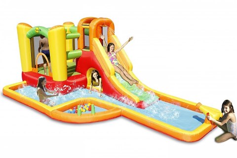 Dmuchane centrum zabaw w parku wodnym Happy Hop