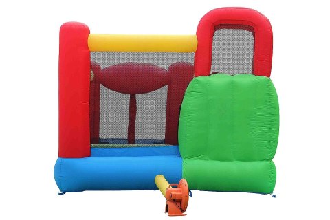 Dmuchany basen ze zjeżdżalnią i armatką, Funland- HappyHop