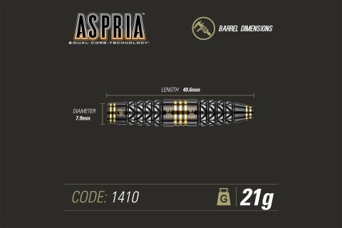 Rzutki Winmau ASPRIA 95 (steel tip) 21g/23g