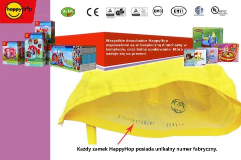 Dmuchany park wodny Happy Hop - Krokodyl new