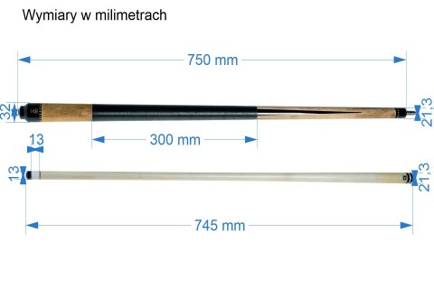 Kij bilardowy II cz. McDermott G341