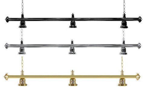 Pałąk do lampy bilardowej z łańcuchami i zaślepkami