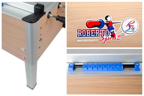 Piłkarzyki barowe - Export Roberto Sport - drewno naturalne