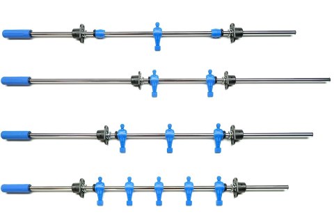 Prowadnice Roberto Sport PRZELOTOWE - komplet (nowy typ)