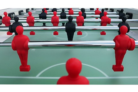 Stół do Piłkarzyków Pro Winner Roberto Sport - Kolor czarno-czerwony