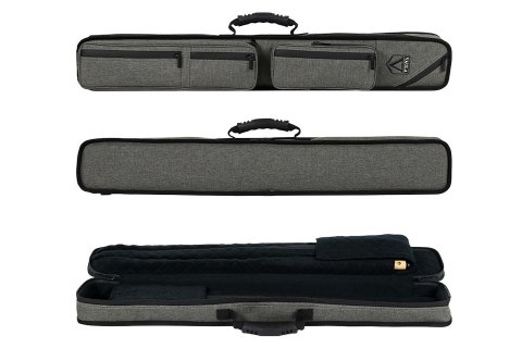 Futerał na Kije Bilardowe Vaula Titan - Szary, z Tkaniny 2x4