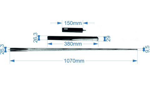 Kij Snookerowy BCE Grand Master GM-500 3/4