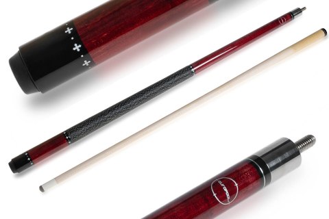 Kij bilardowy 2-cz. Europool Series A bordowy