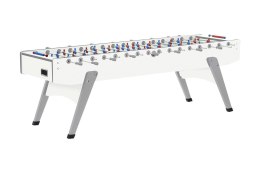 Piłkarzyki Garlando - XXL Pure White dla 8 graczy - Drążki przelotowe