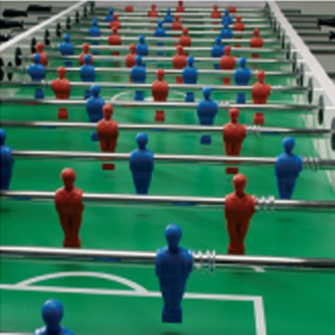 Piłkarzyki Garlando - XXL Pure White dla 8 graczy- Drążki teleskopowe