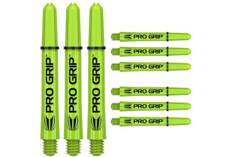 Shafty Target - Pro Grip - 9 sztuk - Limonkowy Intermediate