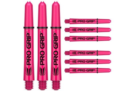 Shafty Target - Pro Grip - 9 sztuk - Różowy Medium