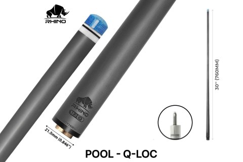 Szczytówka Karbonowa Rhino 12,2 mm gwint Q-Loc (Uni-Loc)