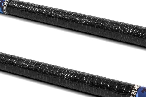 Kij bilardowy 2-cz. EVO Camo-1 Navy Leather Wrap