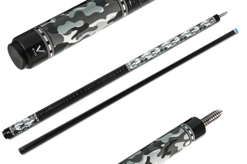 Kij bilardowy 2-cz. EVO Camo-2 Ghost Leather Wrap